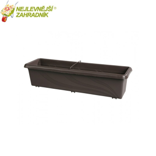 Truhlík Garden plastový hnědý 60cm
