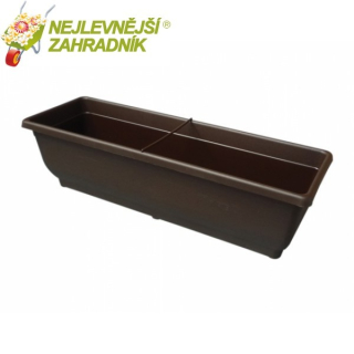 Truhlík VERBENA 50cm - hnědý